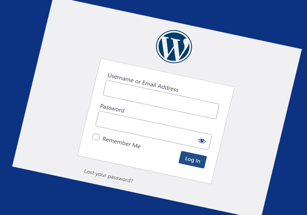 WordPress Login Form