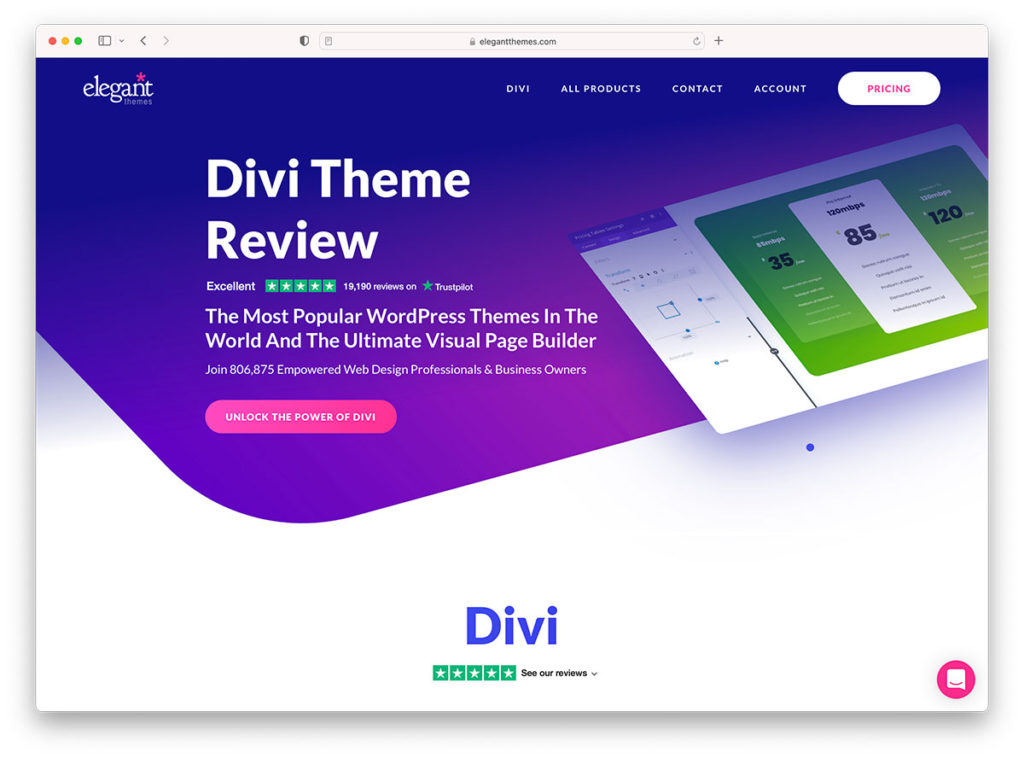 divi wordpress theme